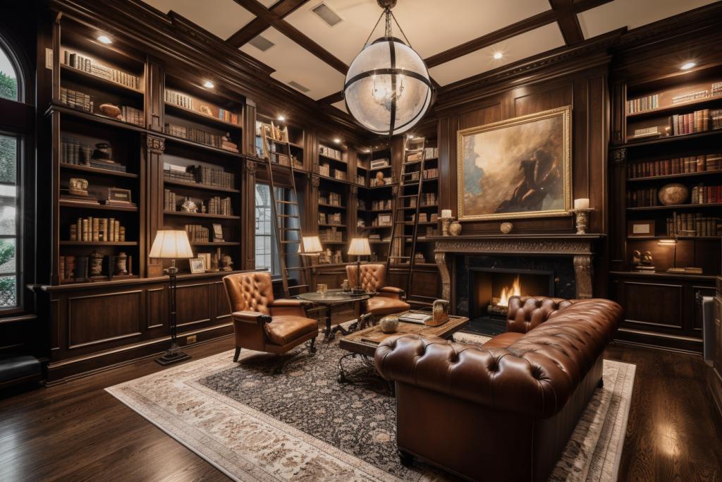Elegant private living room
